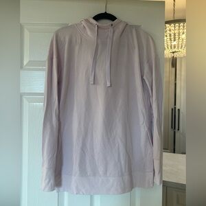 Athleta Light Purple Hoodie with Side Slits Size Small